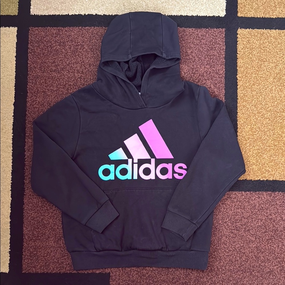 Adidas Kids Black Hoodie